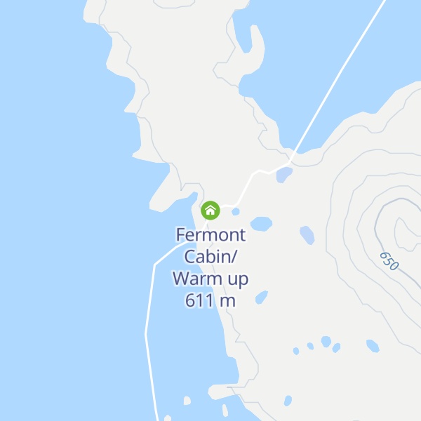 Map of Fermont Cabin/Warm up