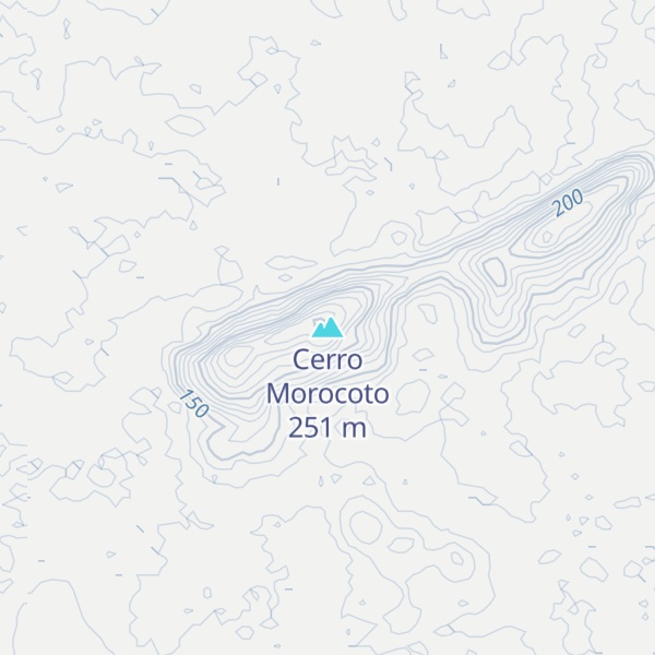 Map of Cerro Morocoto