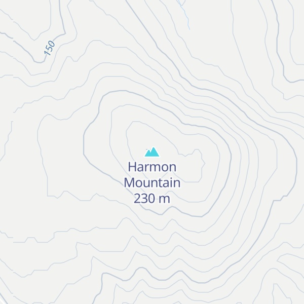 Map of Harmon Mountain