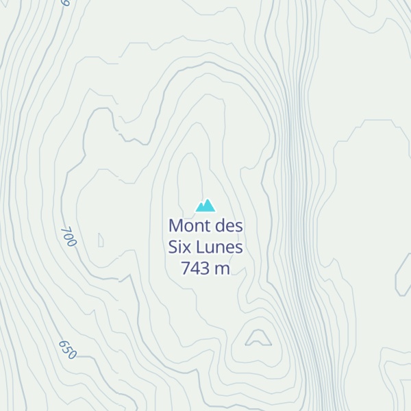 Map of Mont des Six Lunes
