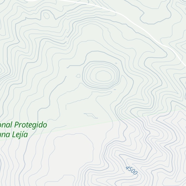 Map of Volcán Angosto o Aguas Calientes