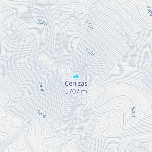 Map of Cenizas