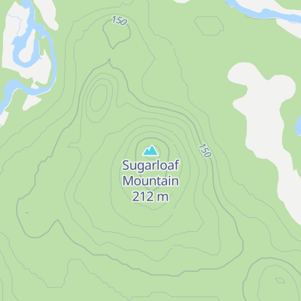 Map of Sugarloaf Mountain