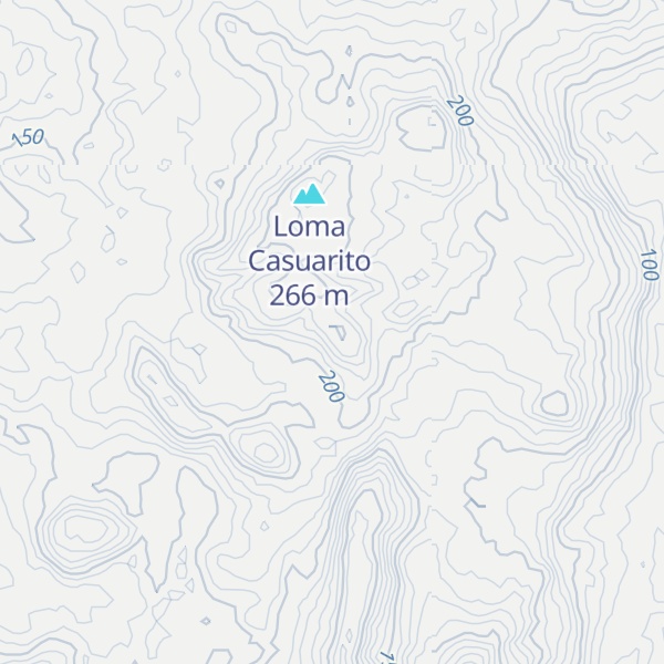 Map of Loma de Casuarito