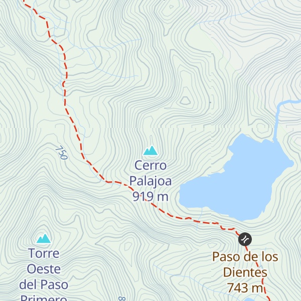 Map of Cerro Palajoa