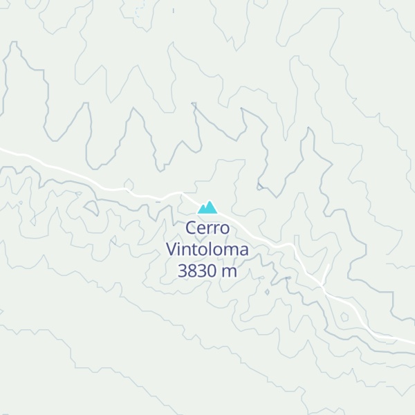 Map of Cerro Vintoloma