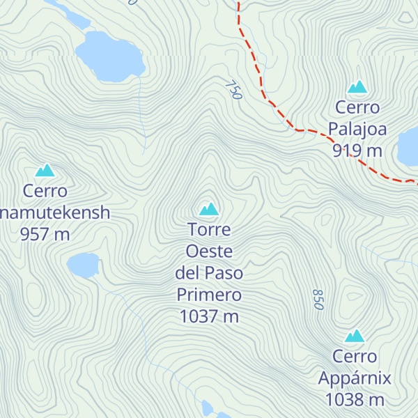 Map of Torre Oeste del Paso Primero