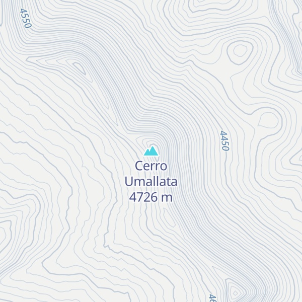 Map of Cerro Umallata