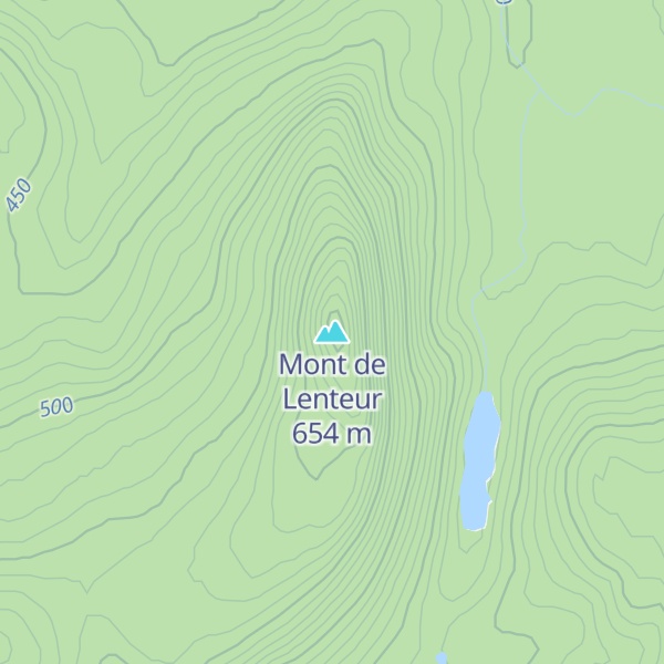 Map of Mont de Lenteur