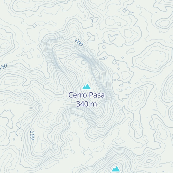 Map of Cerro Pasa