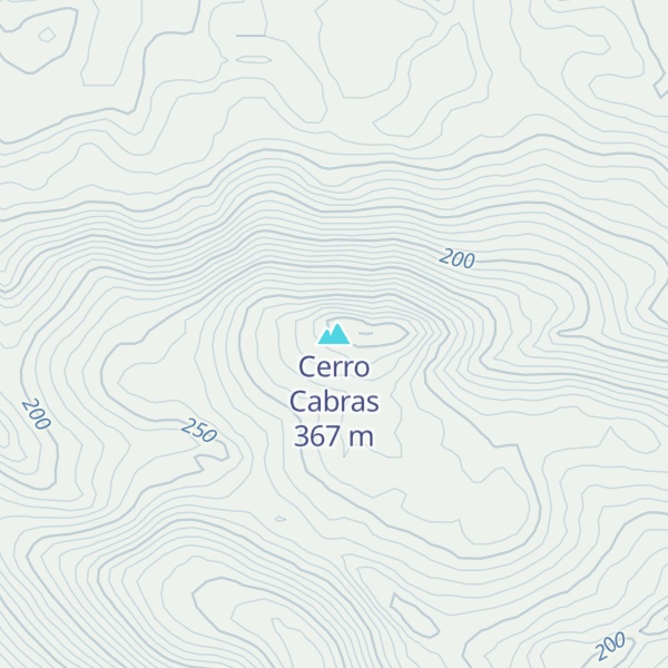 Map of Cerro Cabras