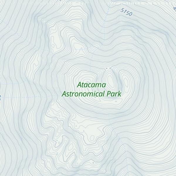 Map of Cerro El Chascón