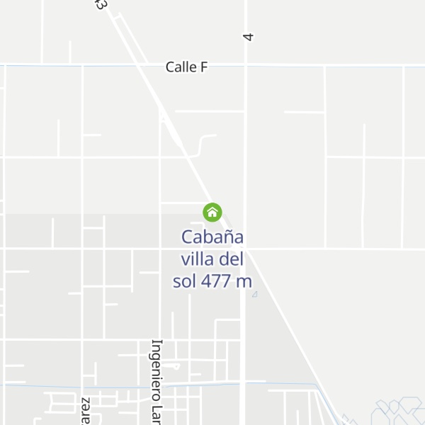 Map of Cabaña villa del sol