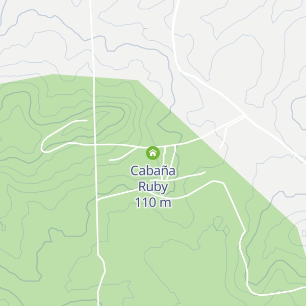 Map of Cabaña Ruby
