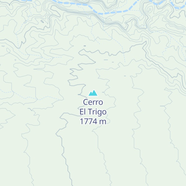 Map of Cerro El Trigo