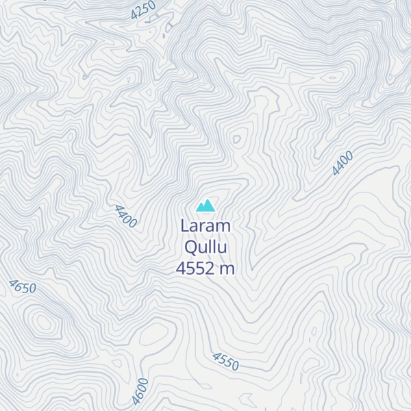 Map of Laram Qullu