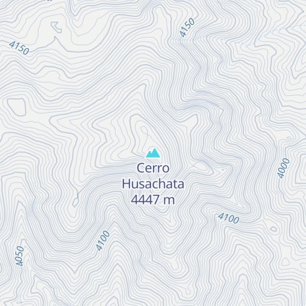 Map of Cerro Husachata