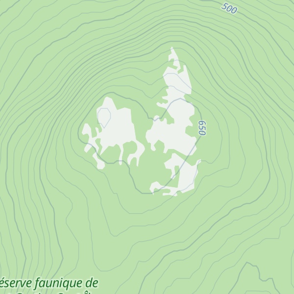 Map of Mont de la Louve Nuit