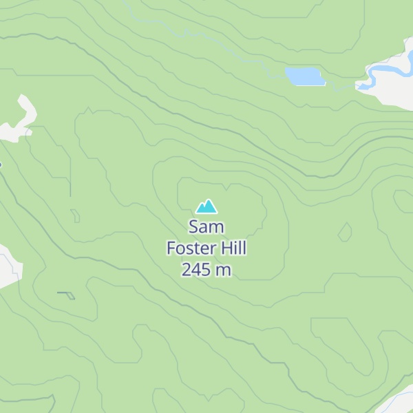 Map of Sam Foster Hill