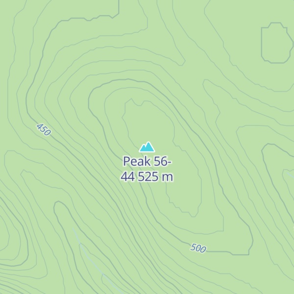 Map of Peak 56-44