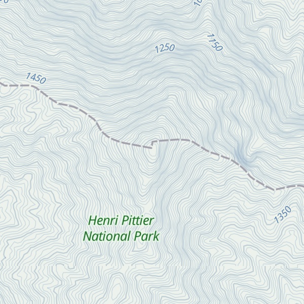 Map of Pico San Bernardo