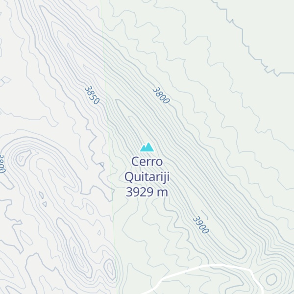 Map of Cerro Quitariji