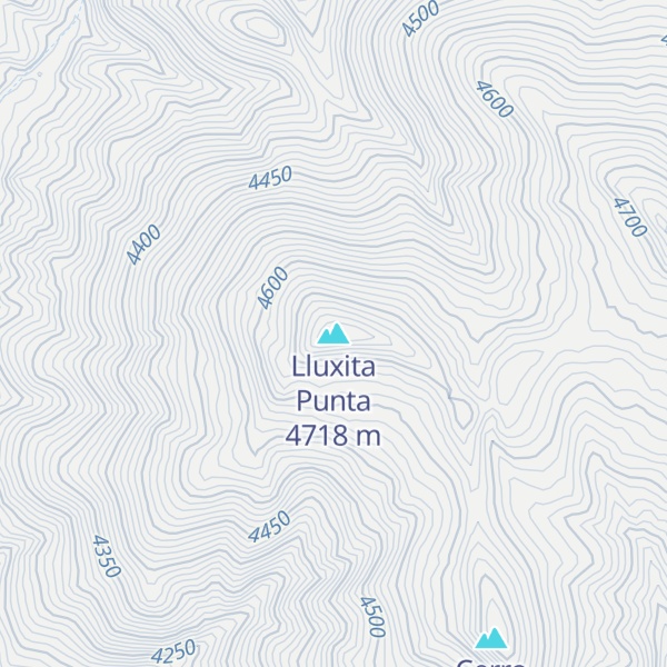 Map of Lluxita Punta