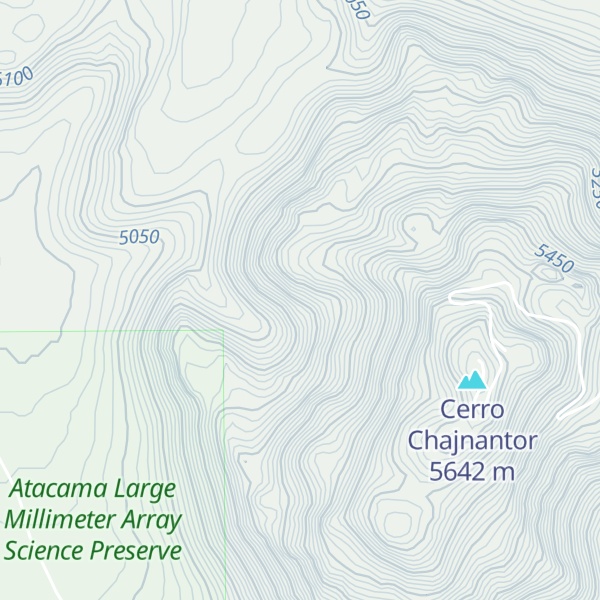 Map of Cerro Purico