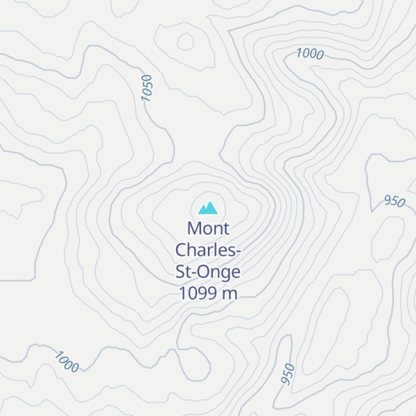 Map of Mont Charles-St-Onge