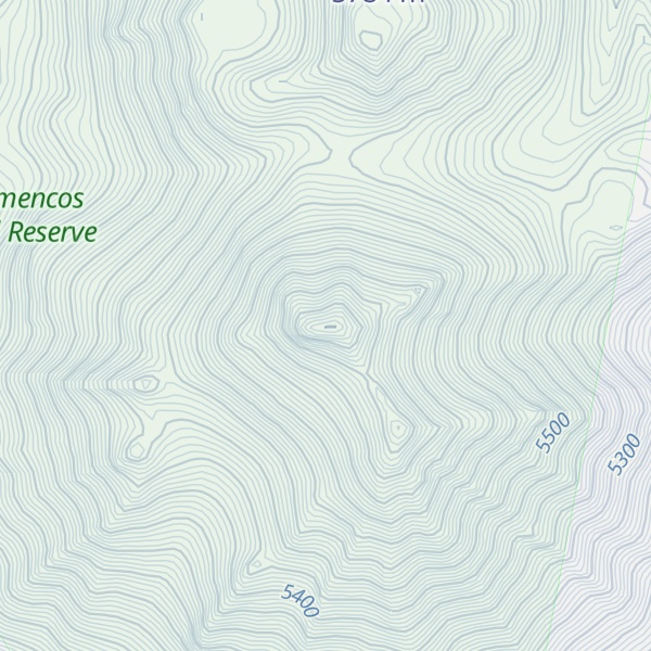 Map of Volcán Miñiques