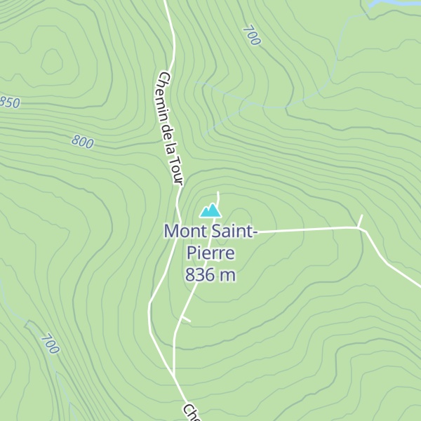 Map of Mont Saint-Pierre