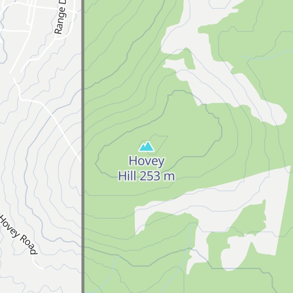 Map of Hovey Hill