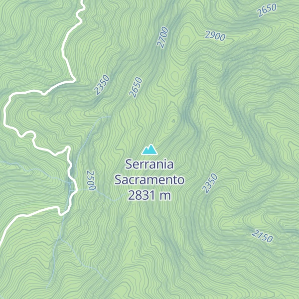 Map of Serrania Sacramento