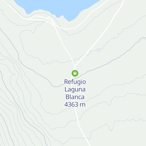 Map of Refugio El Alto