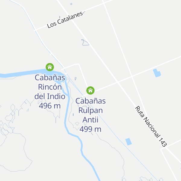 Map of Cabañas Rulpan Antii