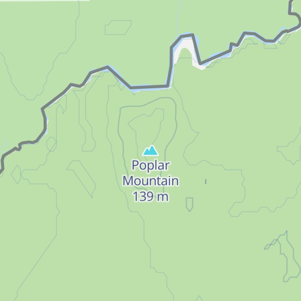 Map of Poplar Mountain
