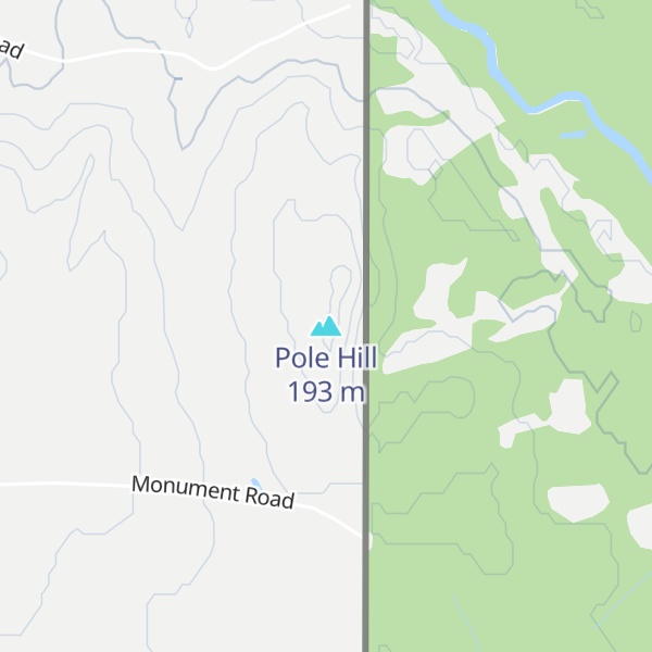 Map of Pole Hill