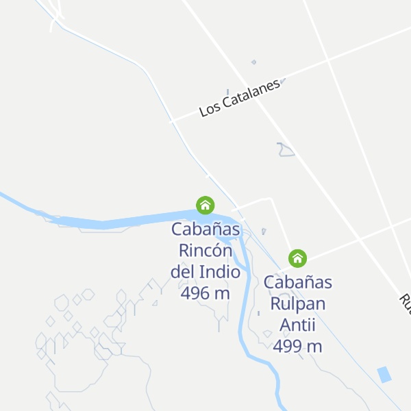 Map of Cabañas Rincón del Indio