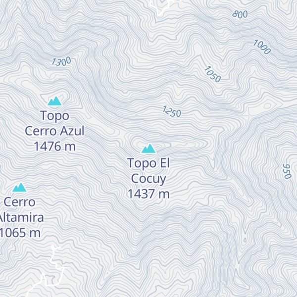 Map of Topo El Cocuy
