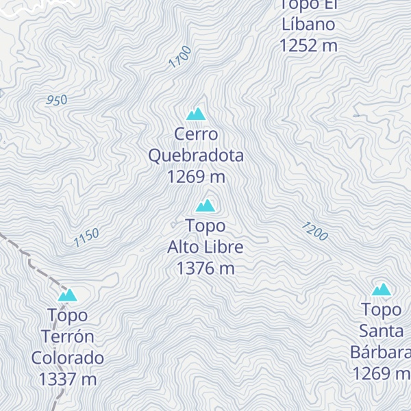 Map of Topo Alto Libre