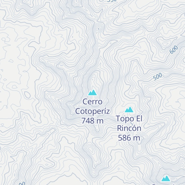 Map of Cerro Cotoperíz