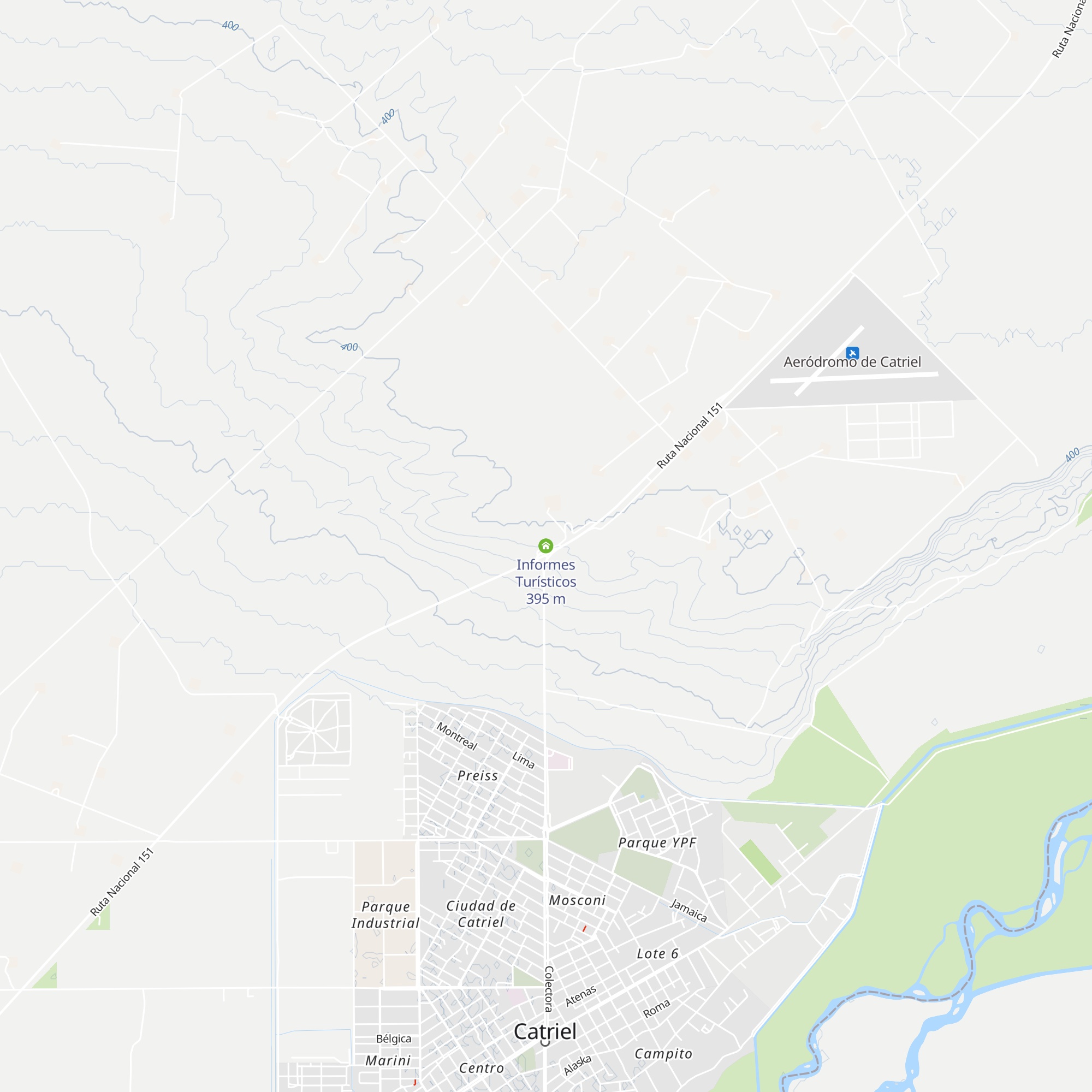 Informes Turísticos map