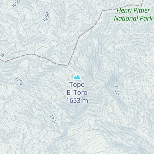 Map of Topo El Toro