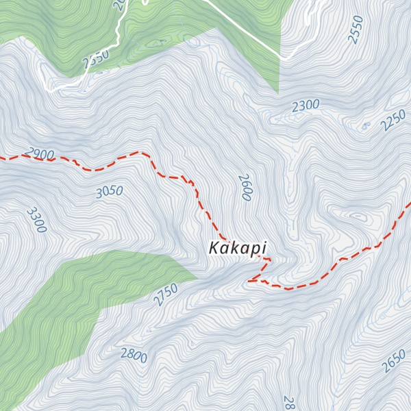 Map of Refugio "Rosales" de Don Primo