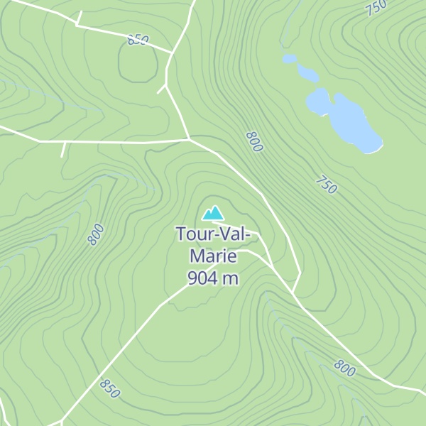 Map of Tour-Val-Marie
