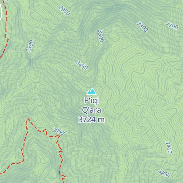 Map of P'iqi Q'ara