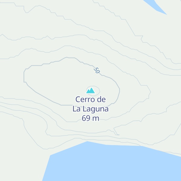 Map of Cerro de La Laguna