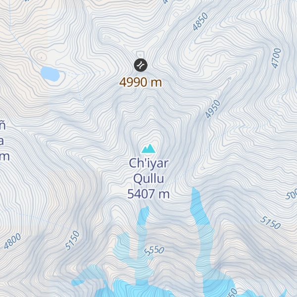 Map of Ch'iyar Qullu