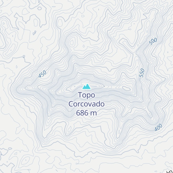 Map of Topo Corcovado