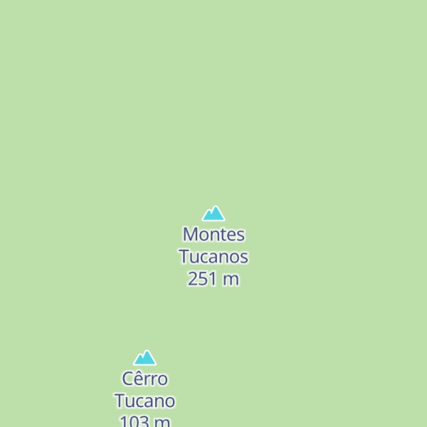 Map of Montes Tucanos
